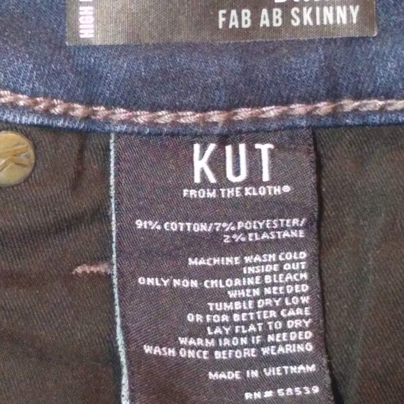 Kut from the Kloth  size 10  skinny jeans - Picture 1 of 13